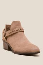 Fergalicious Integrity Side Chopout Ankle Boot - Nude