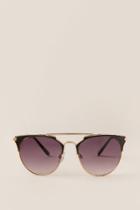 Francesca's Cooper Brow Bar Sunglasses - Black