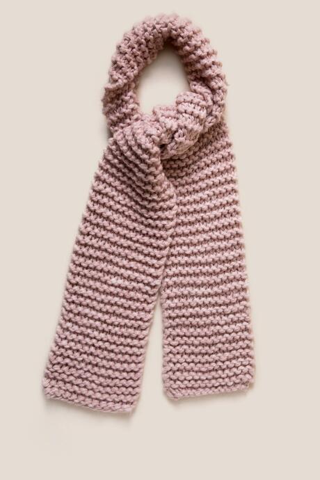 Francesca's Katie Cable Knit Scarf - Heather Oat
