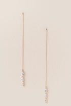 Francesca's Ariana Tiny Cubic Zirconia Drop Earring - Crystal