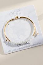 Francesca's April Birthstone Adjustable Bracelet - Crystal