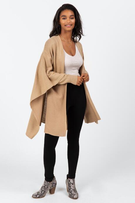 Francesca's Lisa Knit Cardigan Kimono - Ivory