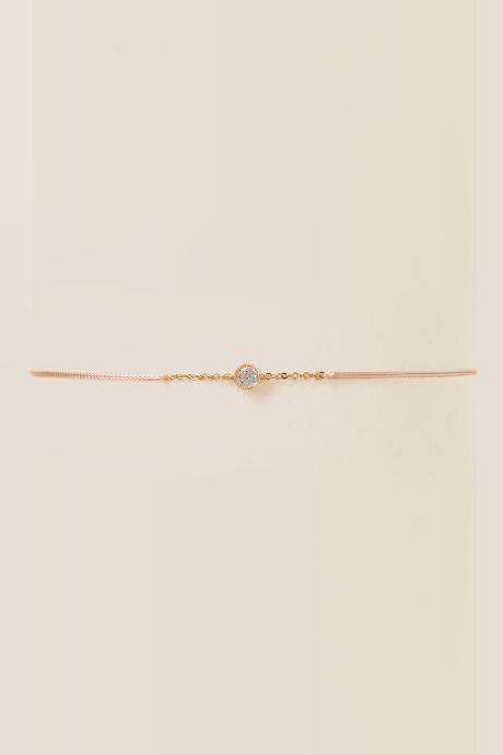 Francesca's Olivia Cubic Zirconia Delicate Choker - Blush