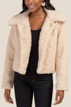 Francesca's Rachel Cropped Jacket - Ivory