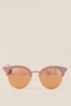 Francescas Amie Blush Round Sunglasses - Blush