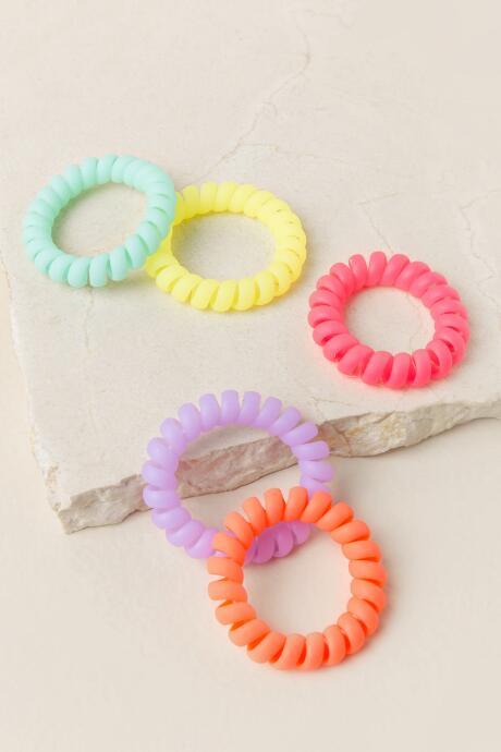 Francescas Evy Bright Hair Coil Set - Multi