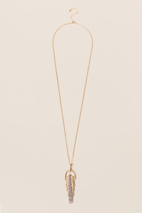 Francesca's Leia Pendant Necklace - Gold