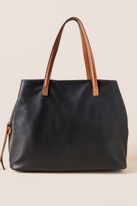 Francesca's Kaydence Weekender Tote - Black