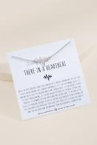 Francesca Inchess Bryan Anthonys There In A Heartbeat Necklace - Silver
