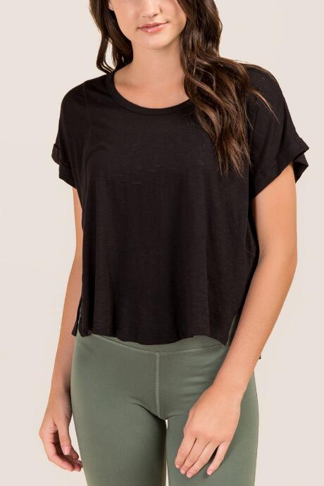 Francesca Inchess Anna Short Sleeve Top - Black
