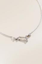 Francesca's Leo Constellation Pendant Necklace - Silver
