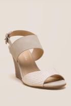 Cl By Laundry Brinn Snakeprint Wedge - Beige