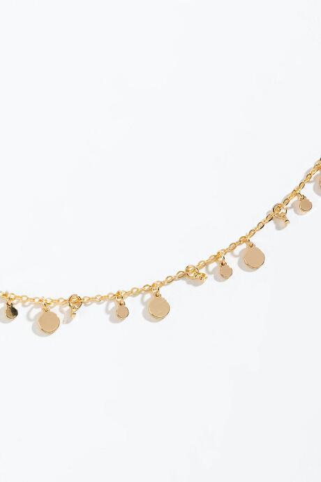 Francesca's Karina Delicate Station Necklace - Gold