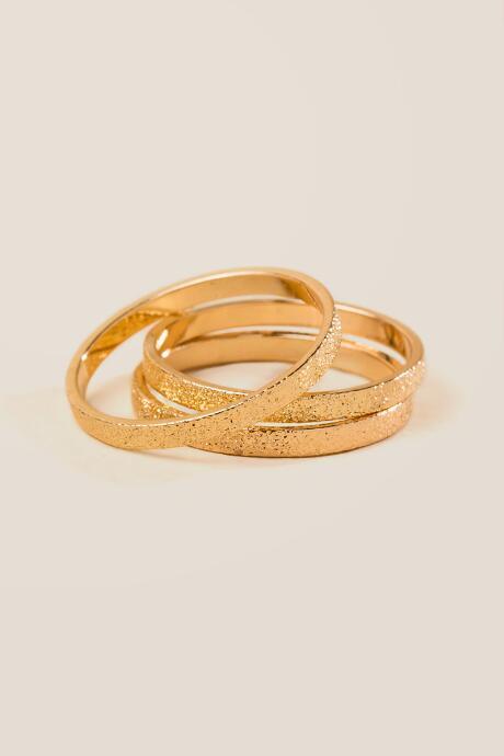 Francesca Inchess Adelaide Shimmer Ring Set - Gold