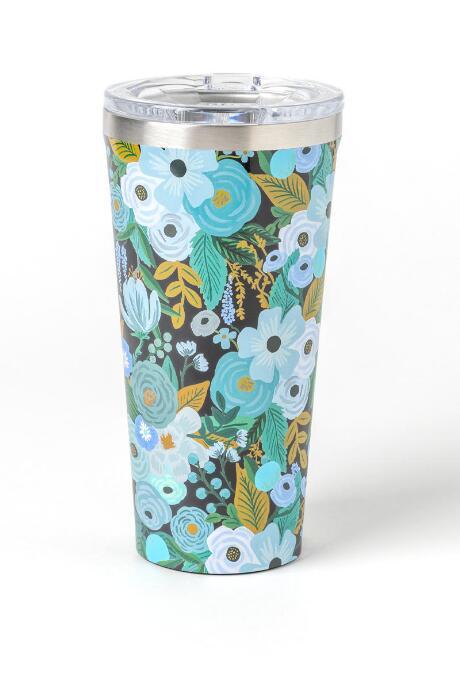 Corkcicle X Rifle Paper Co. Garden Party Tumbler - Blue