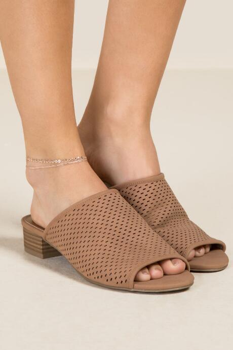 Francesca's Sabine Rose Gold Layered Chain Anklet - Rose/gold