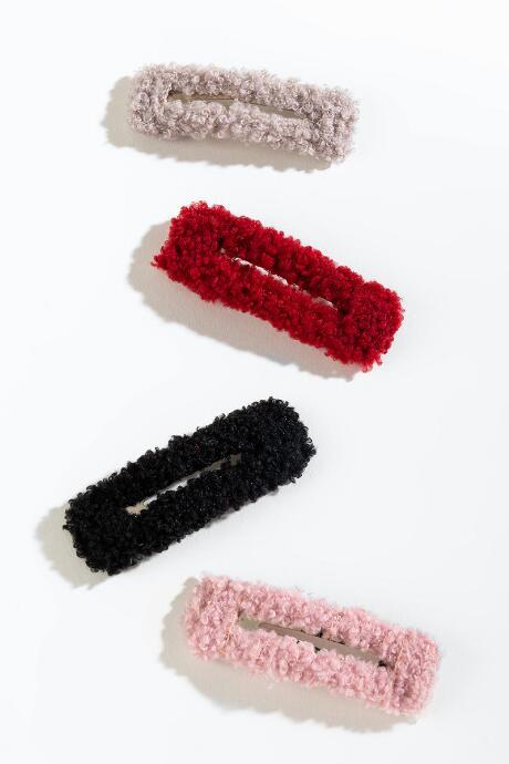 Francesca's Roxy Rectangle Barrettes - Multi
