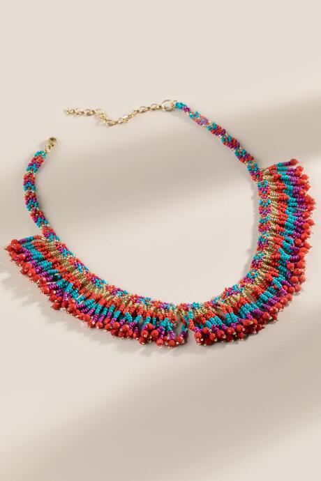 Francesca's Jamie Multi Beaded Necklace - Multi