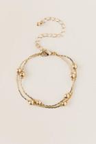 Francesca's Cayson Delicate Chain Bracelet - Gold