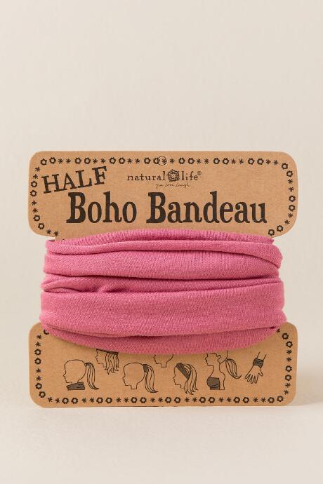 Francesca's Half Boho Bandeau By Natural Life In Rose - Rose