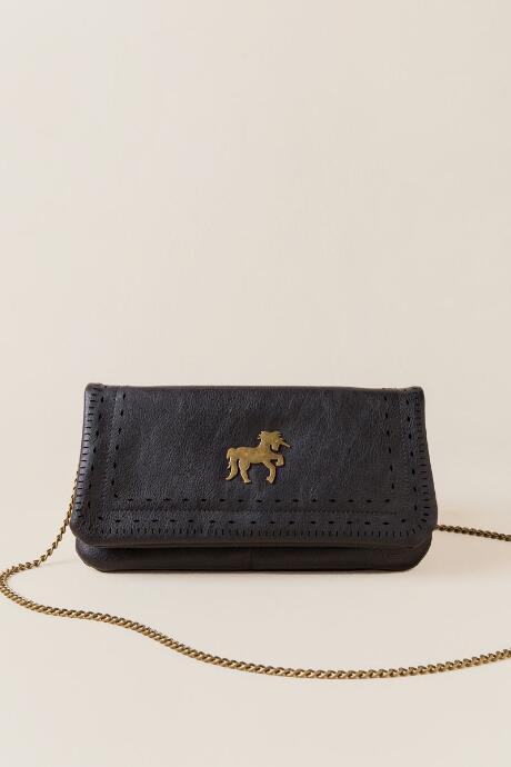 Francesca's Pegasus Unicorn Wallet Crossbody - Black