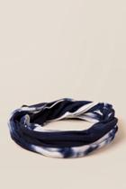 Francesca's Valo Tie Dye Softwrap - Navy