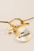 Francesca's One In A Million Charm Bangle - Gold