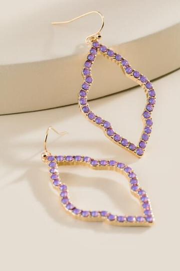 Francesca Inchess Lila Lavender Drop Earrings - Lavender