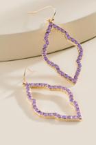 Francesca Inchess Lila Lavender Drop Earrings - Lavender