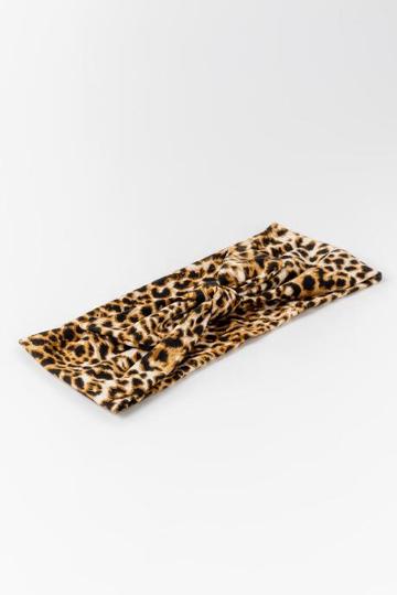 Boho Bandeau In Leopard Print - Leopard