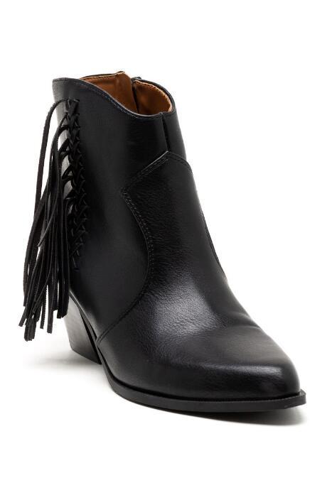 Indigo Rd. Irdarielle Western Fringe Boot - Black