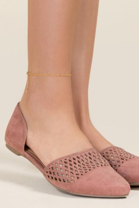 Francesca's Cyra Chain Anklet In Gold - Gold
