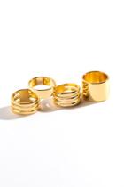 Francesca's Bailey Multi Ring Set - Gold