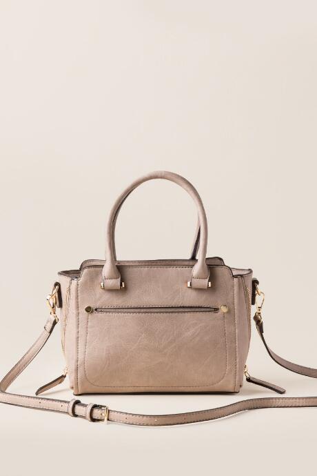 Francesca's Gabriela Mini Satchel - Taupe