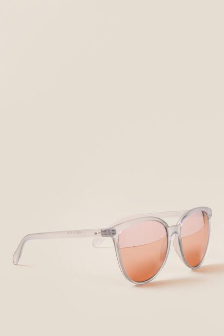 Francesca's Bianca Cat Eye Sunglasses - Gray