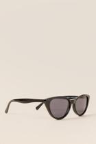 Francesca's Sally Cat Eye Sunglasses - Black