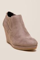 Cl By Laundry Varina Wedge Ankle Boot - Taupe