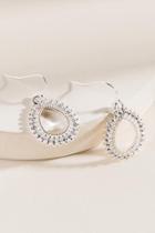 Francesca's Jazzi Crystal Teardrop Earrings - Crystal