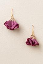 Francesca's Primrose Floral Earrings - Purple
