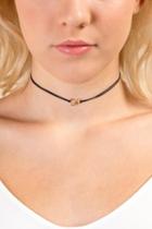 Francesca's Charisse Choker Necklace - Black