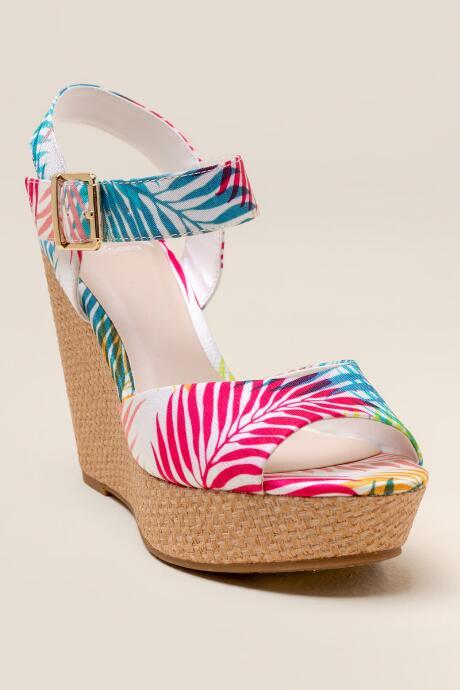 Francesca Inchess Fergalicious Viola Wedge - White