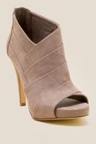 Francesca Inchess Taylor Peep Toe Stiletto - Taupe