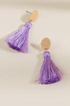 Francesca's Tanya Linear Thread Tassels - Lavender