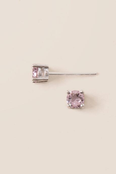 Francesca's Swarovski Stud Earring In Lavender - Lavender