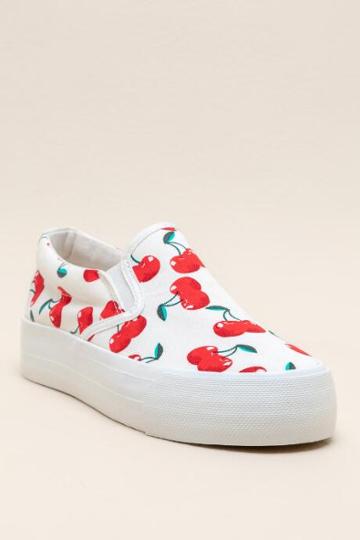Restricted Fruit Sneakers - Red