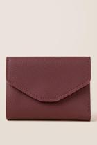 Francesca's Lacy Mini Wallet - Burgundy
