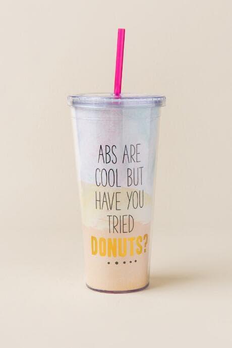 Natural Life Abs And Donuts Travel Cup