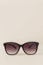 Francesca's Mila Dark Sunglasses - Black