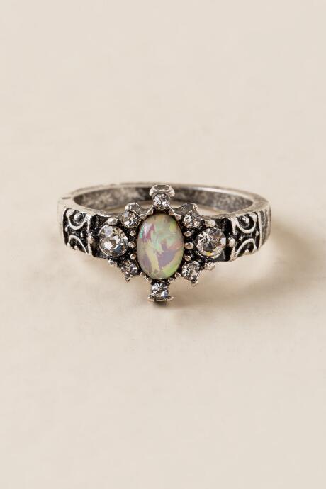 Francesca Inchess Morgana Opal Ring - Silver