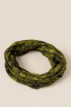 Francesca Inchess Dorina Paisley Print Headband - Green
